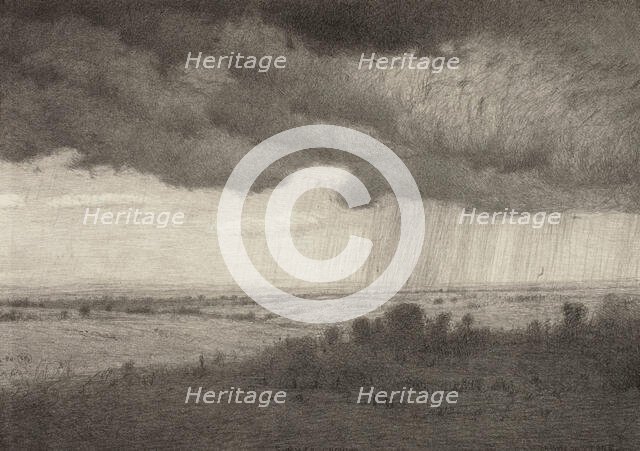 Summer Shower, 1921. Creator: Bolton Coit Brown.