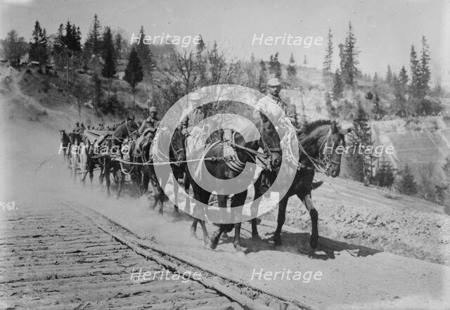 Germans in Carpathians, between c1915 and c1918. Creator: Bain News Service.