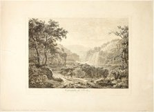 Cascades of Tivoli, 1792. Creator: Albert Christoph Dies.