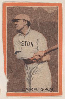 Carrigan, from the Baseball Players set (W500) (Orange Borders), 1910. Creator: Unknown.