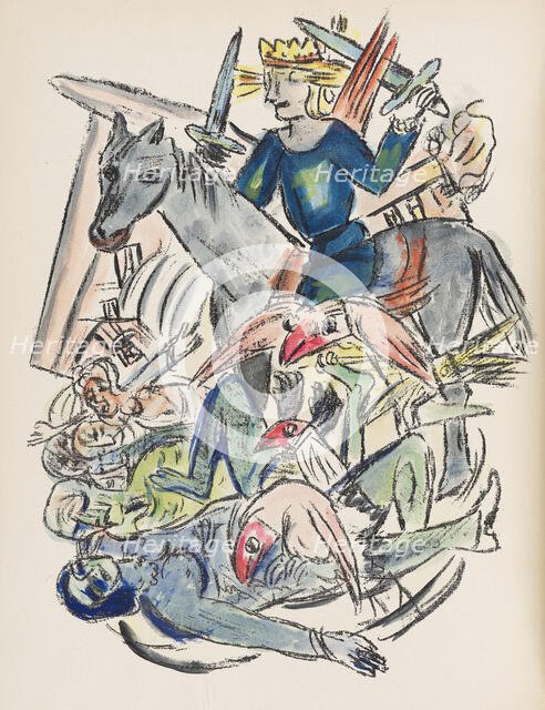 Apocalypse, 1943. Creator: Beckmann; Max (1884-1950).