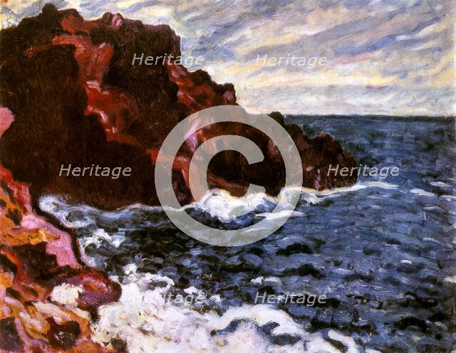 'Violet Rocks' (Sea Tide), 1900. Artist: Louis Valtat