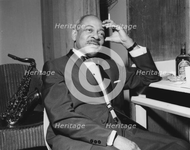 Coleman Hawkins, Jazz at the Philharmonic, London, 1962. Creator: Brian Foskett.