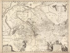 Map of Ukraine, 1660. Creator: Le Vasseur de Beauplan, Guillaume (ca 1600-1673).