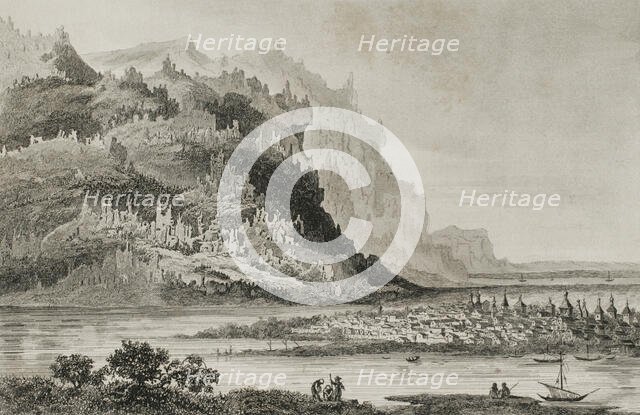 Yakutsk, Siberia, Russia, 1839. Creator: Hippolyte Lalaisse.