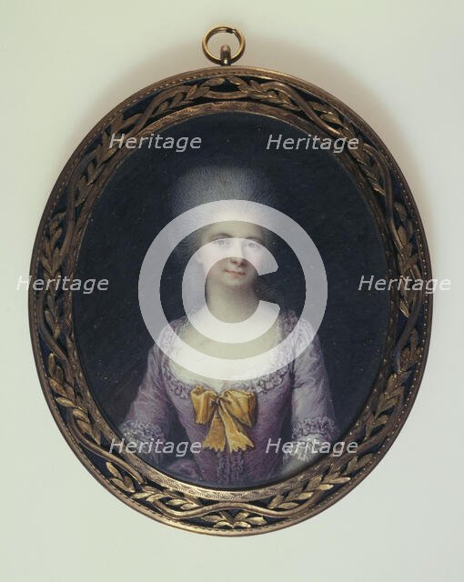 Portrait of a young woman, c1785. Creator: Ignace Jean Victor Campana.