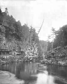 Upper End of the Ausable Chasm, Adirondacks, New York State, USA, c1900.  Creator: Unknown.