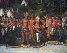 Matorras Governor's Camp in the Chaco, 1774, detail.
