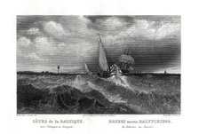 On the coasts of the Baltic, 19th century. Artist: Alex Will