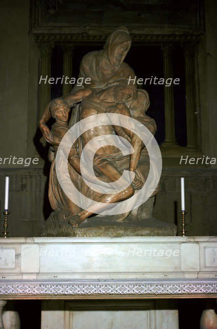 Pieta, 16th century. Artist: Michelangelo Buonarroti