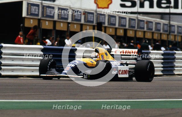 Williams Renault FW14B Nigel Mansell, 1992 British Grand Prix, Silverstone. Creator: Unknown.