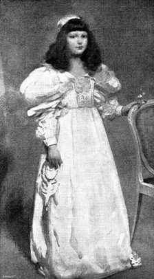 Beautiful Children at the Grafton Gallery: Muriel Wylie Hill - E. A. Walton, A.R.S.A., 1895. Creator: George Meisenbach.