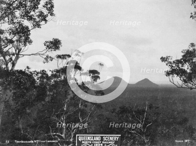 Glasshouse Mountains: Mt Tunbubudla from Coonowrin, 1894. Creator: Unknown.