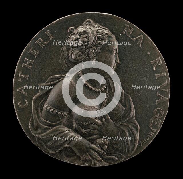 Caterina Riva, c. 1560. Creator: Antonio Abondio.