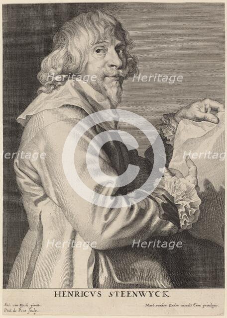 Henricus Steenwyck, before 1641. Creator: Paulus Pontius.