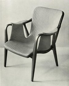'Framed chair, Designed by Axel Larsen for the Institute of Handicrafts, Stockholm', 1949 Creator: Axel Larsen.