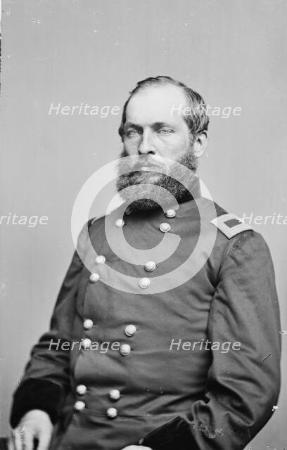 General James Garfield, US Army, between 1855 and 1865. Creator: Unknown.