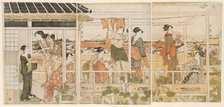 Drying Clothes (Monohoshi), Japan, c. 1790. Creator: Kitagawa Utamaro.