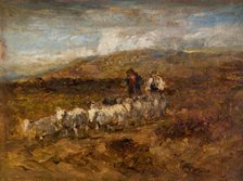 Welsh Shepherds, 1841. Creator: David Cox the elder.