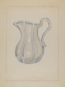 Water Pitcher, c. 1936. Creator: John Dana.