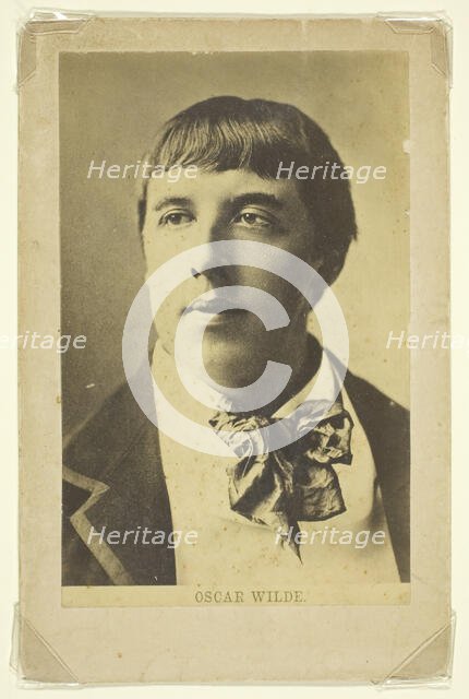 Untitled (Portrait of Oscar Wilde as a young man), c. 1880. Creator: Unknown.