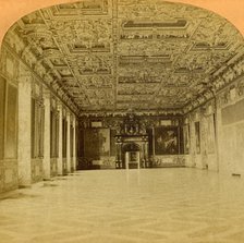 'Sir Knights Hall, Slot Frederiksborg, finest in the world, Denmark', 1897. Creator: BW Kilburn.
