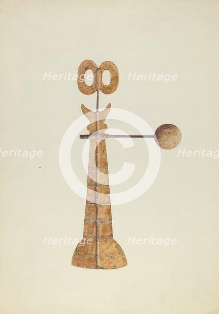 Weather Vane, c. 1939. Creator: Harriette Gale.