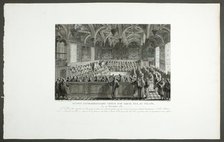 Special Meeting Held by Louis XVI at the Palace, 1798-1804. Creator: Claude Niquet I.