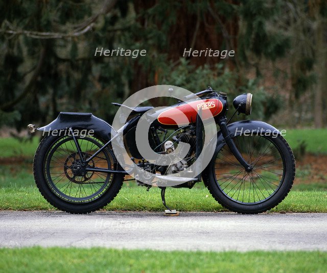 1920 Peters motorcycle Artist: Unknown.