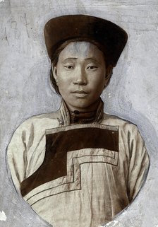 A Buriat from Zabaikal'skai Oblast, 1905. Creator: L Veniukov.