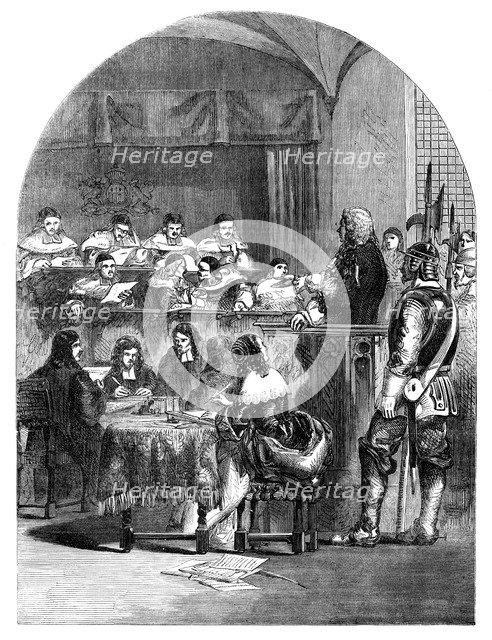 The trial of Lord William Russell (1639-1683), English politician, c1902. Artist: Unknown