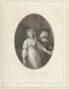 Mr. Dimond and Miss Wallis in the Characters of Romeo and Juliet, May 1, 1796. Creator: Francesco Bartolozzi.