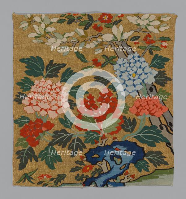 Fragment (From a Chair Panel (K’assu), China, Qing dynasty (1644-1911), 1654/1772. Creator: Unknown.