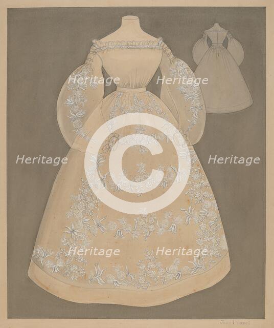 Dress, c. 1937. Creator: Jean Peszel.