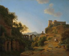 The Gulf of Naples with the Island of Ischia in the Distance, 1818. Creator: Josephus Augustus Knip.