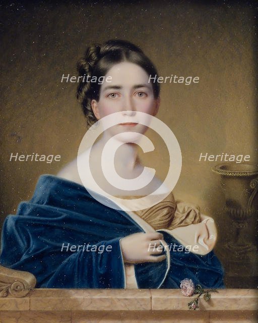 Mrs. John Wood Dodge (Mary Louise Dodge), 1836. Creator: John Wood Dodge.