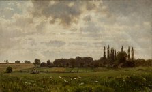 Village Maslowice, 1873. Creator: Aleksander Swieszewski.