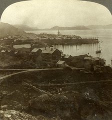 'Hammerfest. The world's northernmost town - no sunset from May 13 to July 29, Norway', c1905. Creator: Unknown.