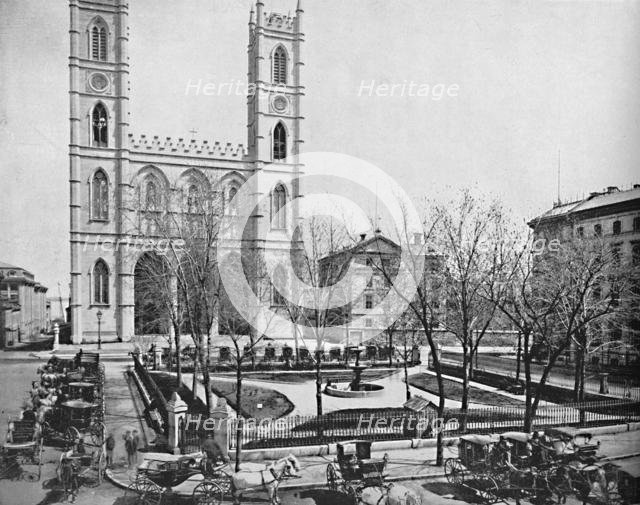 'Place d'Armes, Montreal, Canada', c1897. Creator: Unknown.