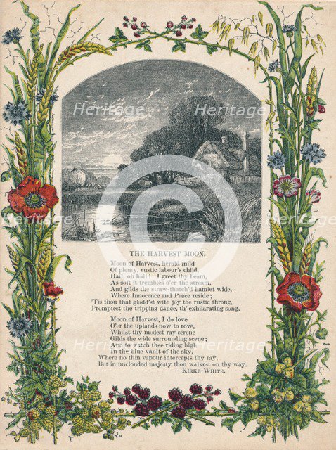 'The Harvest Moon' by Kirke White, c1900. Artist: Unknown.