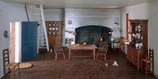 A27: Virginia Kitchen, 18th Century, United States, c. 1940. Creator: Narcissa Niblack Thorne.