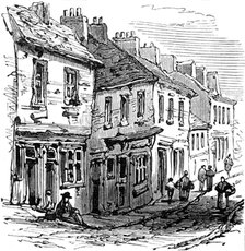 Subsidence of land at the Northwich Salt-Mines, 1881. Creator: Unknown.