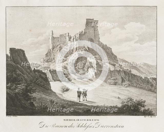 Nieder-oesterreich, Die Ruinen des Schlosses. Creator: Jakob Alt (Austrian, 1789-1872).