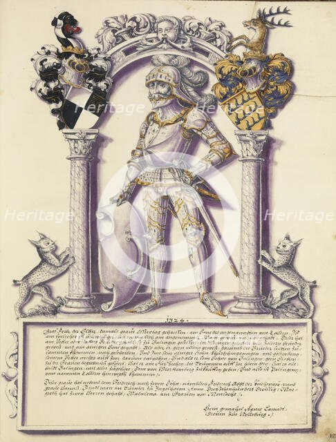 Fritz Hohenzollern, about 1572. Creator: Jorg Ziegler.