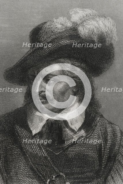 Oliver Cromwell, (1599-1658), Lord Protector of Great Britain, (1653-1658), 1856.  Creator: Unknown.