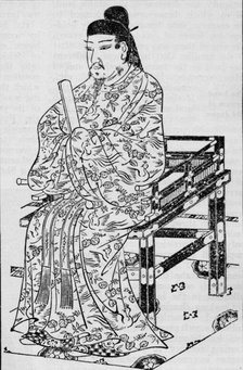 Emperor Kanmu, who established the Japanese Law of Succession, 1907. Artist: Unknown.
