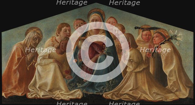 Madonna and Child with Angels and Saints (Trivulzio Madonna), c1430. Creator: Lippi, Fra Filippo (1406-1469).
