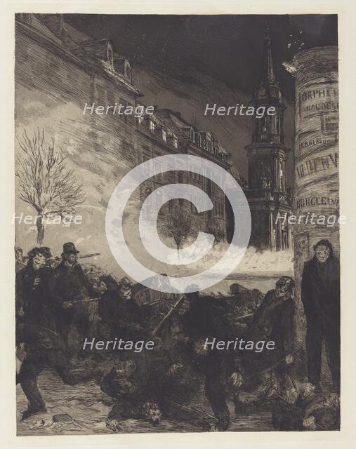 Märztage II (March Days II), 1883. Creator: Max Klinger.