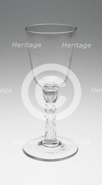 Wine Glass, England, c. 1760/80. Creator: Unknown.