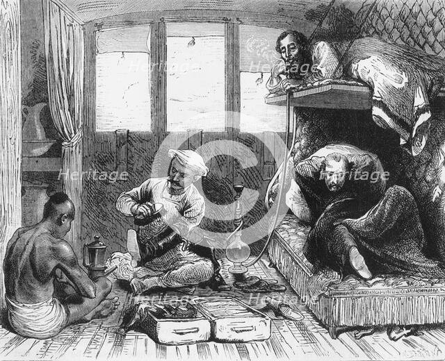 'Railway Travelling in India', c1891. Creator: James Grant.